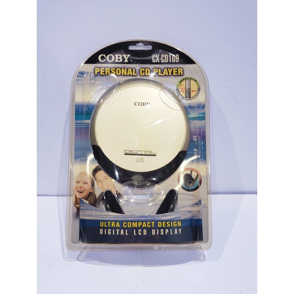 Coby CX-CD109 Portable CD Player with Headphones - NEW